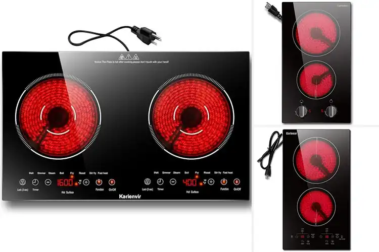 Detailed view of Best 110v Electric Cooktops