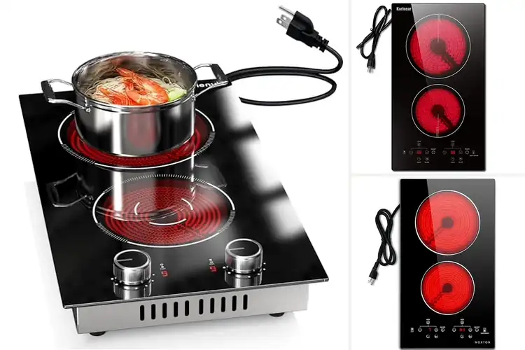 Detailed view of Best 1400W Large Burner Electric Cooktop