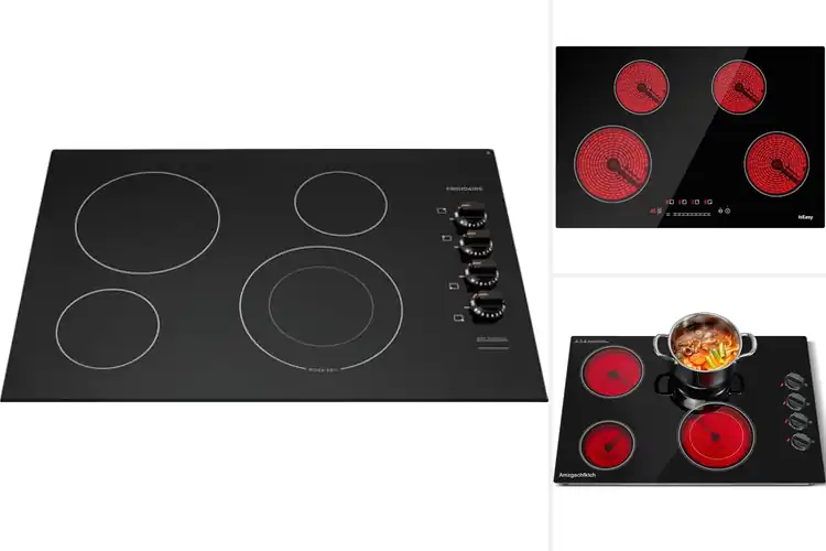 Detailed view of Best Black Electric Smoothtop Cooktop