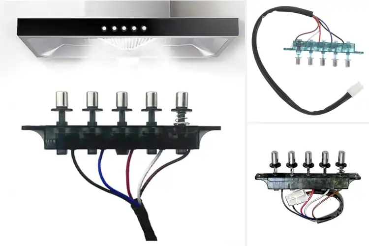 Detailed view of Best Button Control Range Hoods