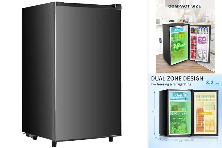Detailed view of Best Compact Dorm Fridge With Adjustable Thermostat