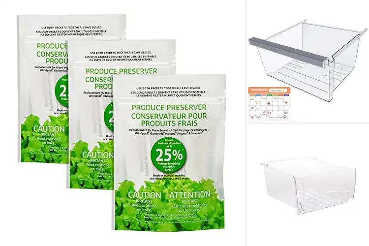 Detailed view of Best Fridge With Crisper Drawer For Fresh Produce