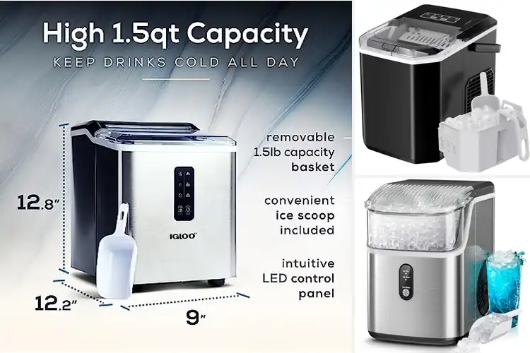 Detailed view of 10 Best Ice Makers With Self-Cleaning: Fresh Ice, Easy