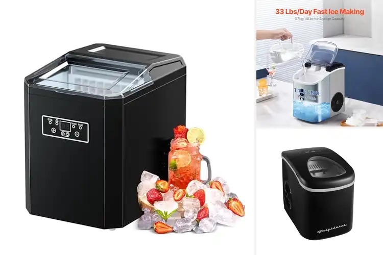 Detailed view of 10 Best Ice Makers With Transparent Lids: Top Quick Picks